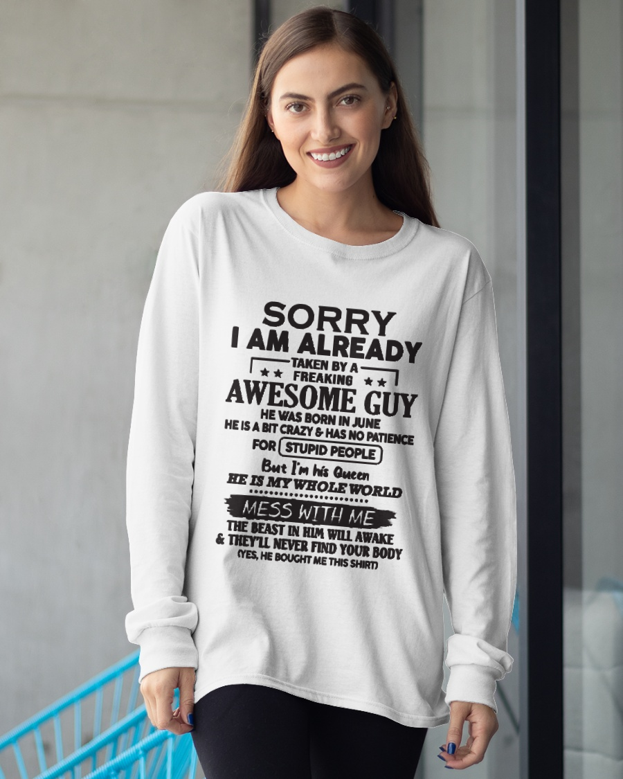 JUNE – Sorry I Am Already Taken By A Freaking Awesome Guy – FROM HUSBAND TO WIFE – KATE06 (SKU26T-01108-06)