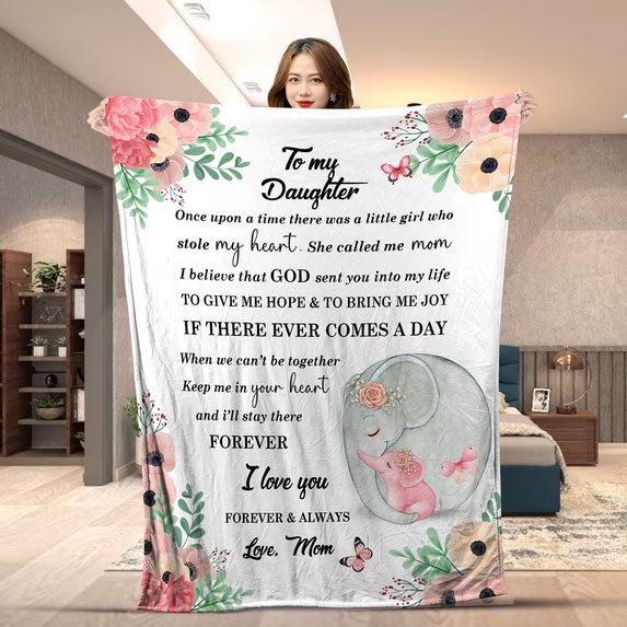 Special Gift For Your Daughter Blanket - From Mom