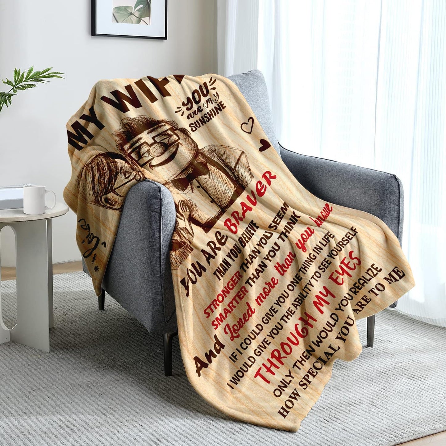 Special Blanket for Your Wife - From Husband Blanket