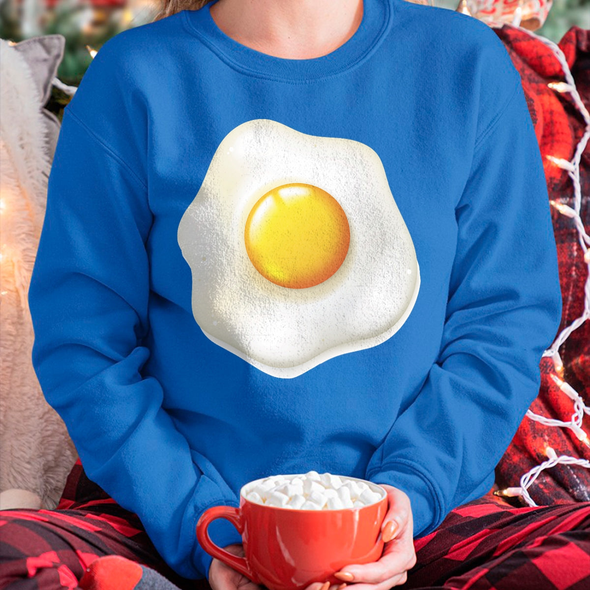 Egg Costume T-Shirt Funny Christmas Halloween Egg Shirt T-Shirt - Christmas Unisex T-Shirt/Hoodie/Sweatshirt - HNDS00