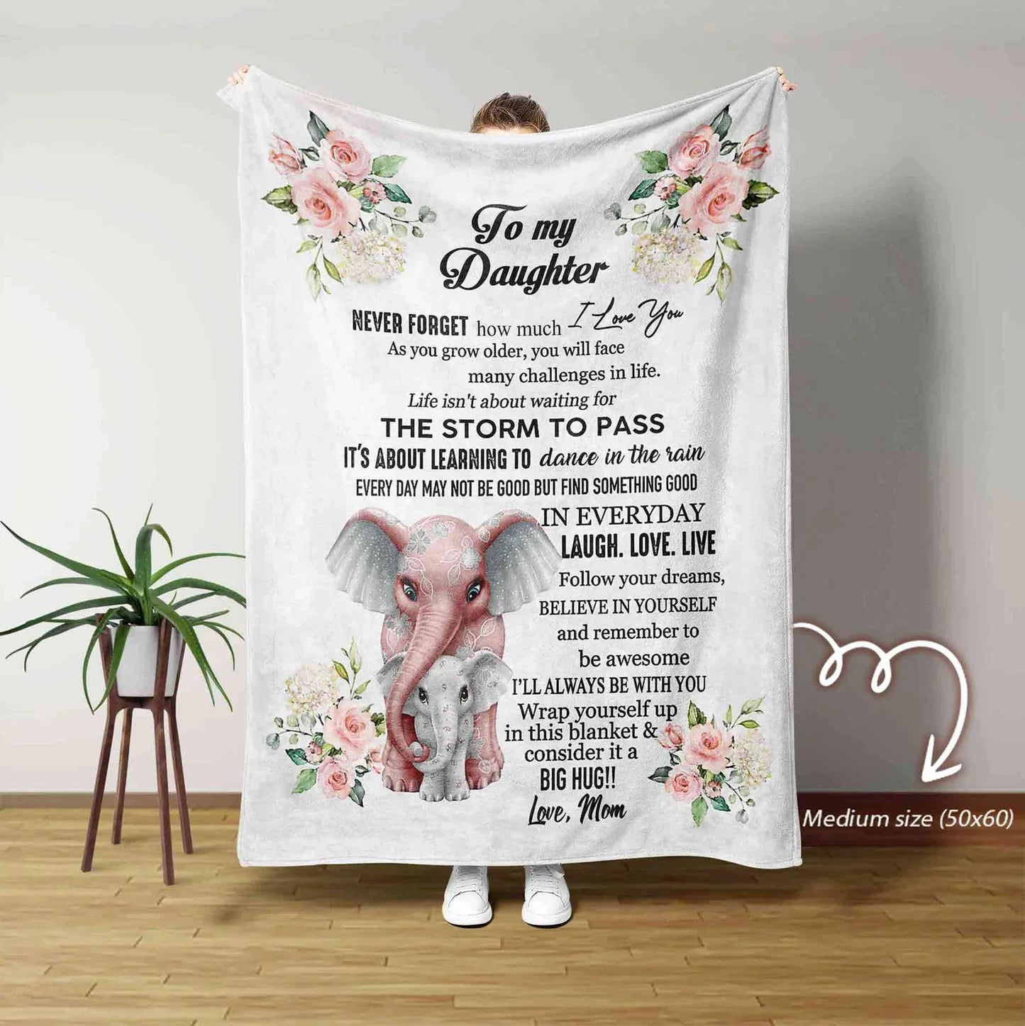 Special Gift For Your Daughter Blanket - From Mom