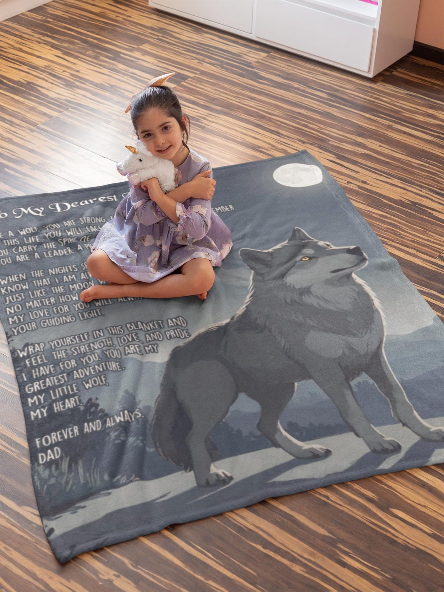 Special Gift For Your Daughter Blanket - From Dad (SKUB06-90)