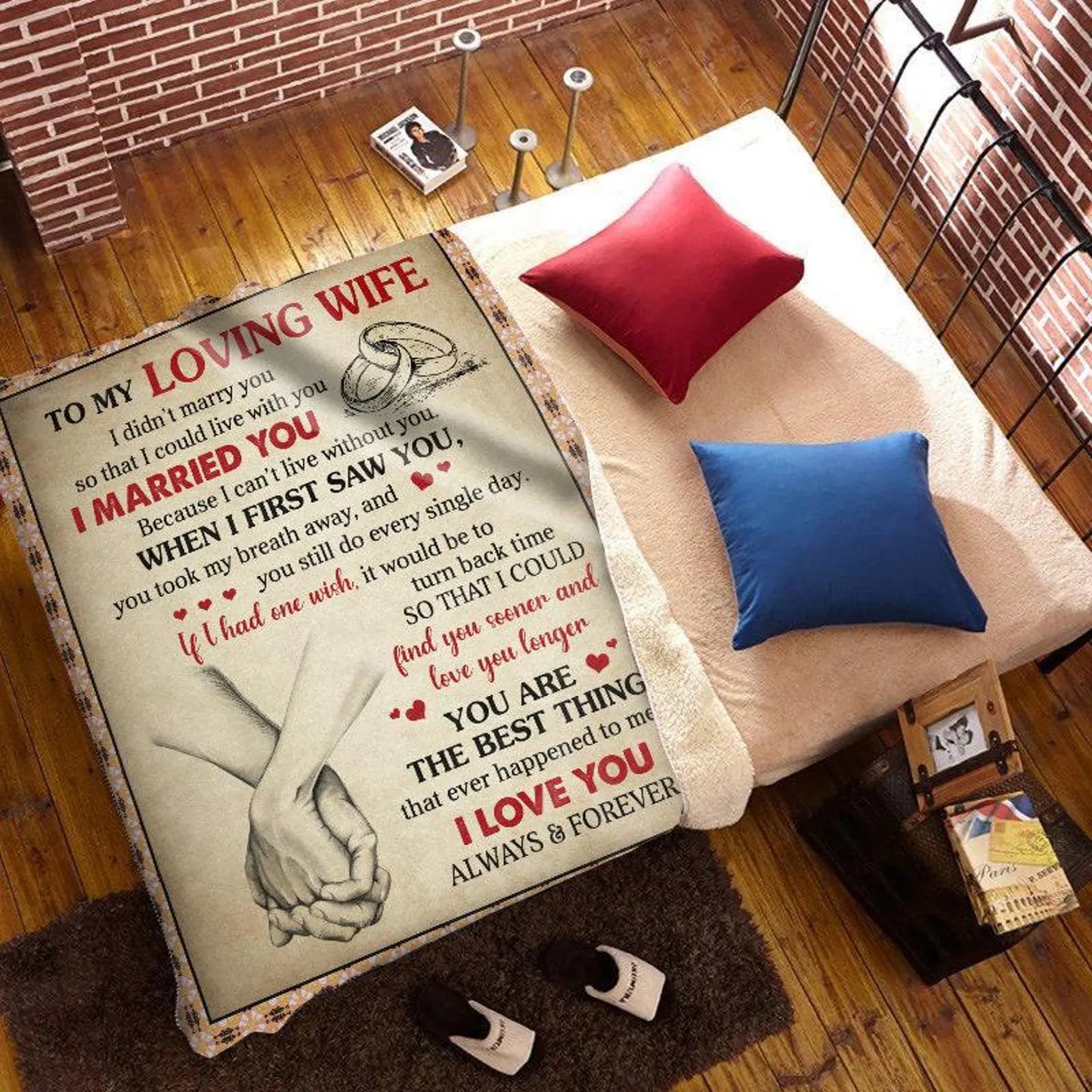 Special Gift For Wife Blanket - From Husband