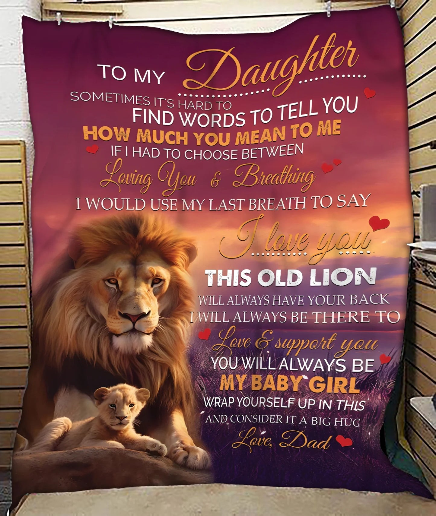 Special Gift For Your Daughter Blanket - From Dad