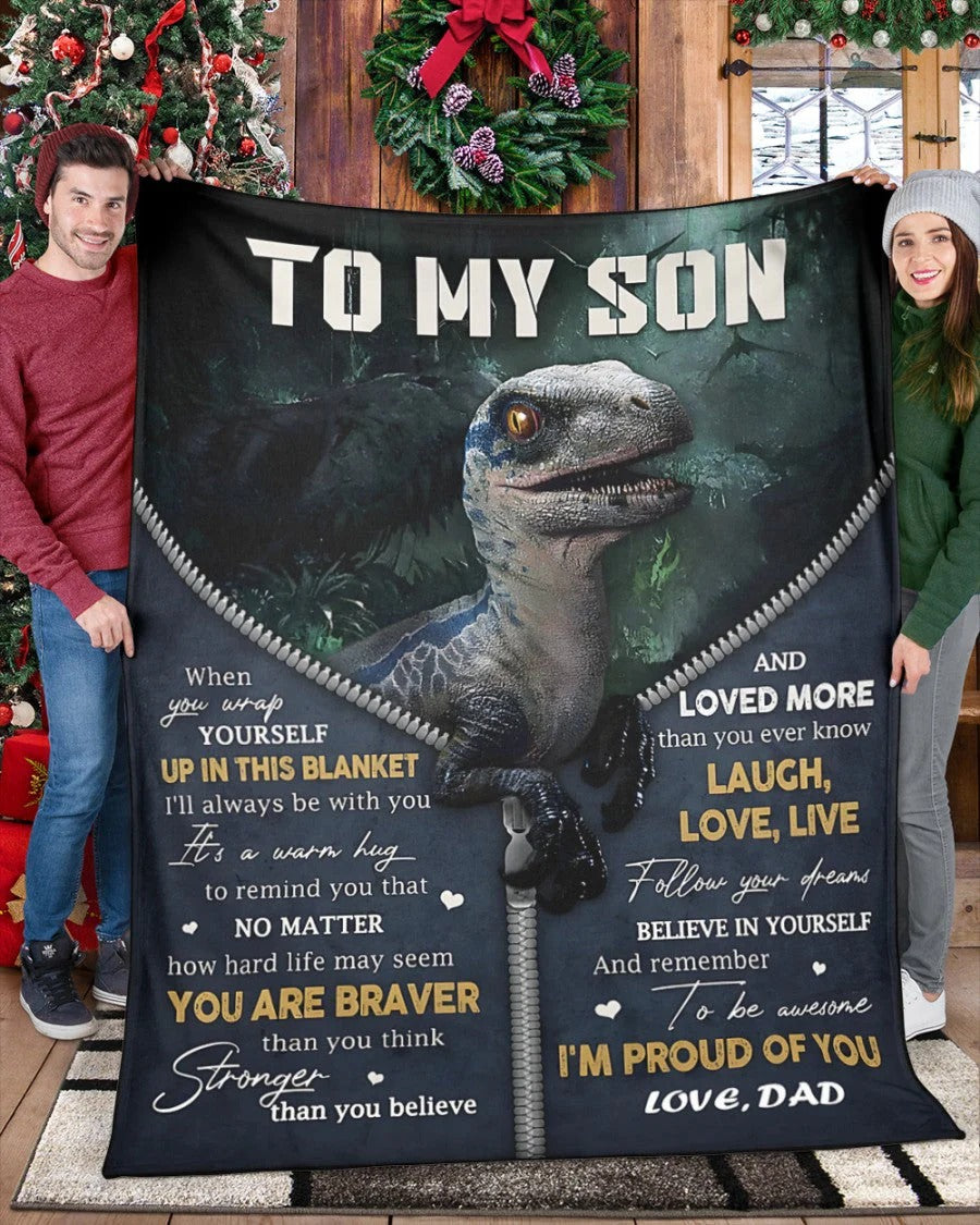 Special Gift For Your Son Blanket - From Dad