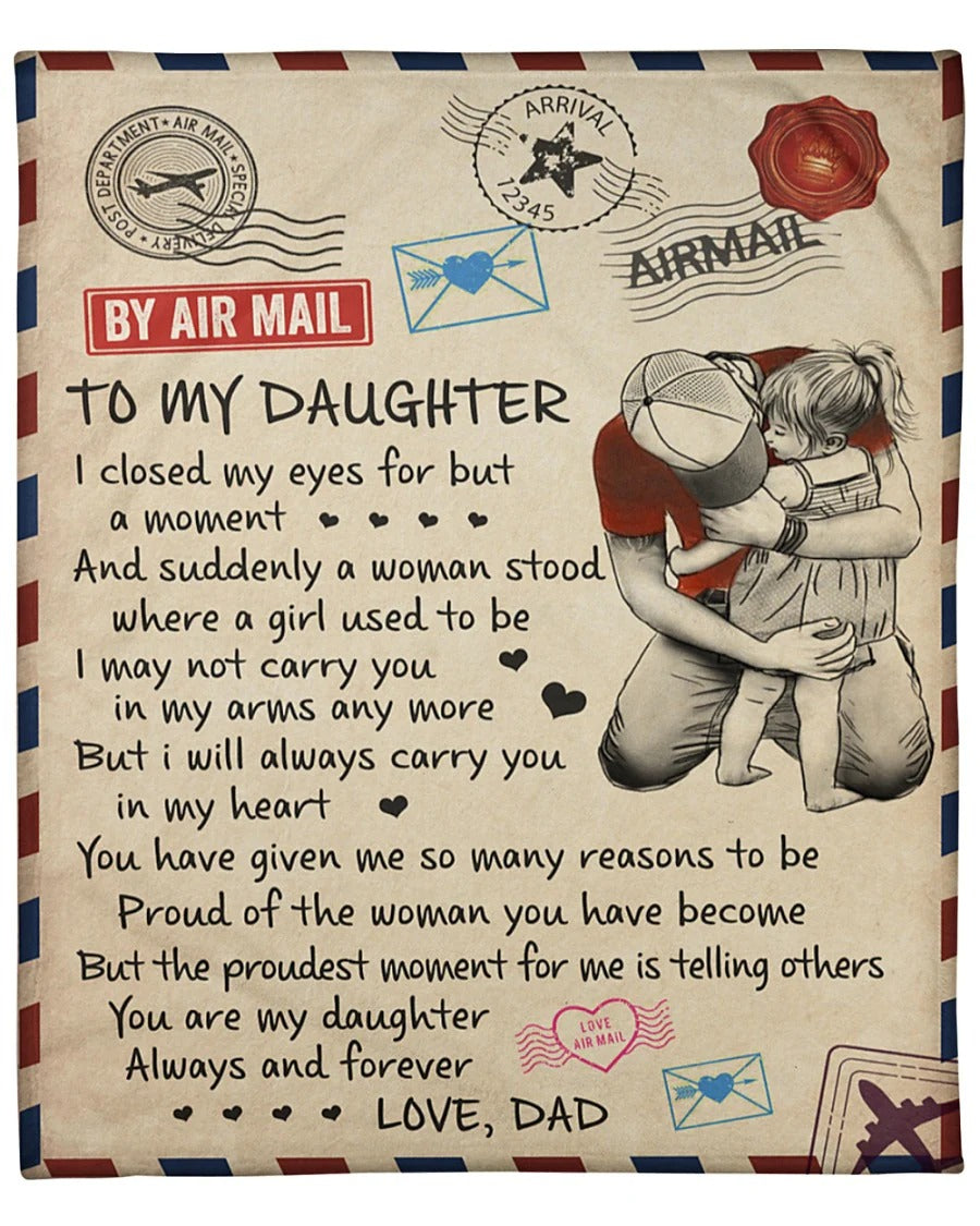Special Gift For Your Daughter Blanket - From Dad