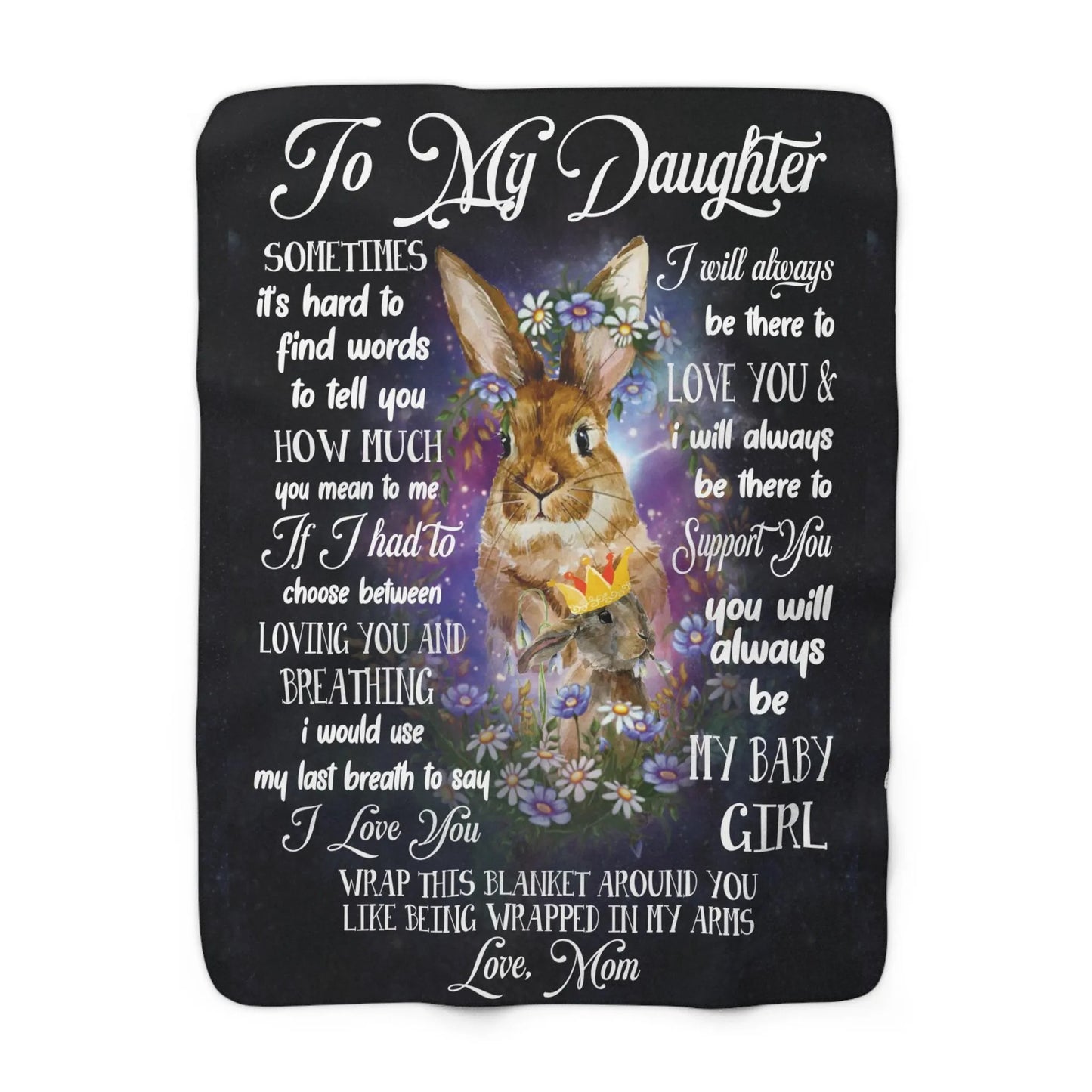 Special Gift For Your Daughter Blanket - From Mom