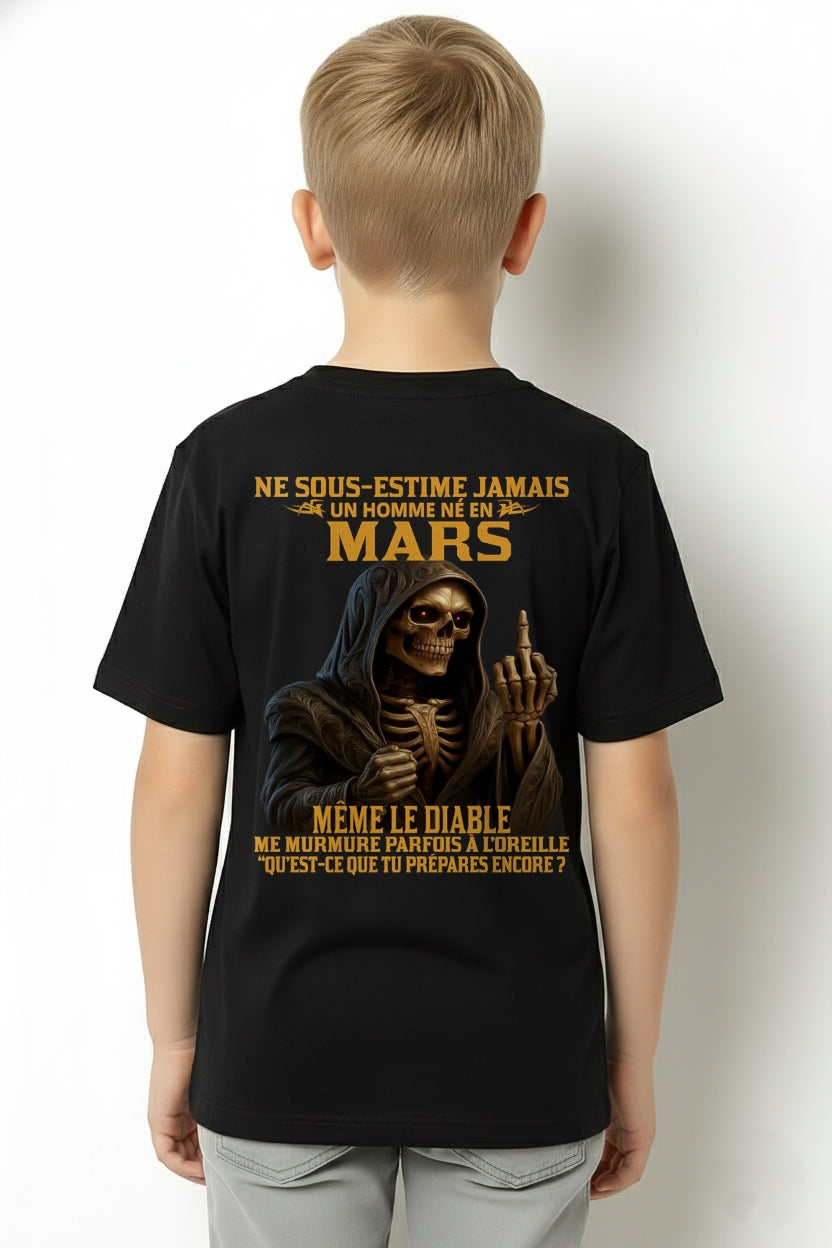NE SOUS-ESTIME JAMAIS UN HOMME NÉ EN MARS Fr03 KATE03 male (SKU12-305-03)