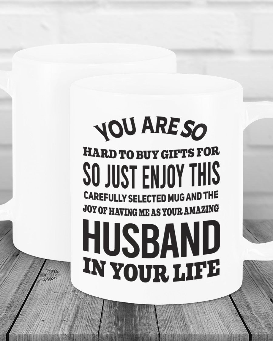 FUNNY MUG FOR YOUR WIFE - PERFECT GIFT FOR VALENTINE'S DAY - GIFT FROM HUSBAND NIKI00 (SKU12-327)