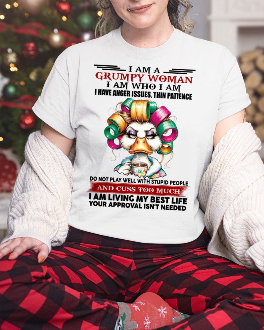 GRUMPY WOMAN - BIRTHDAY SHIRT FOR WOMEN - KATE00 (SKU26T-01-22-00)