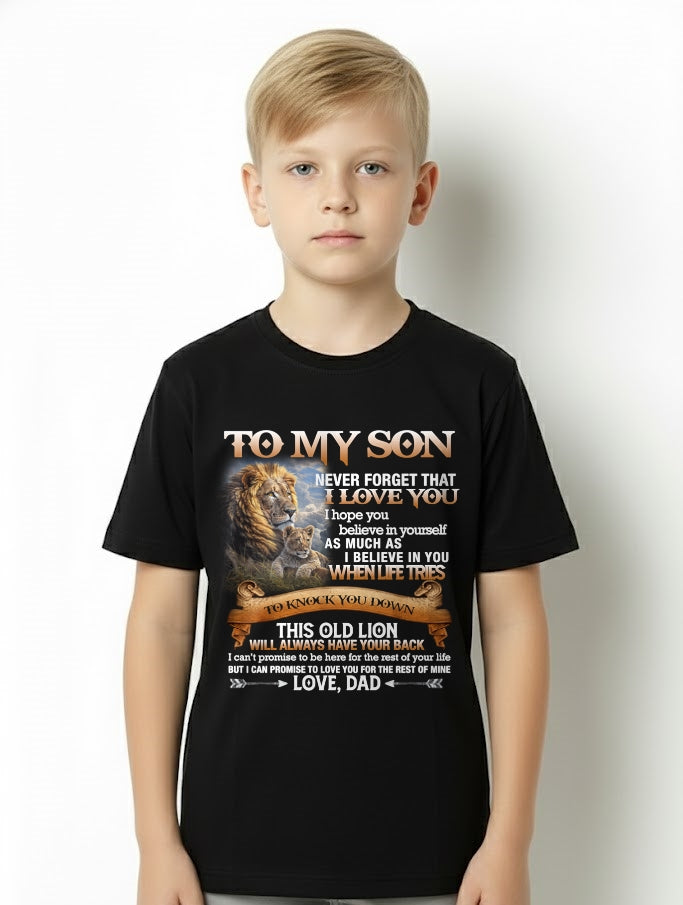 To My Son T-Shirt – Gift From Dad / Man - KATE00 (SKU12-76)