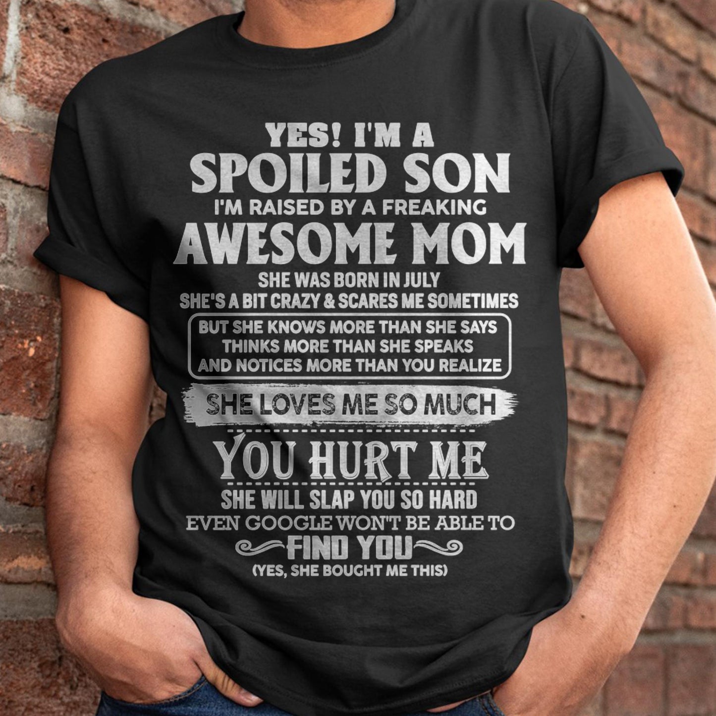 July - Awesome Mom - Perfect Gift For Your Son From Mom - KATE07 (SKU05-47-07)