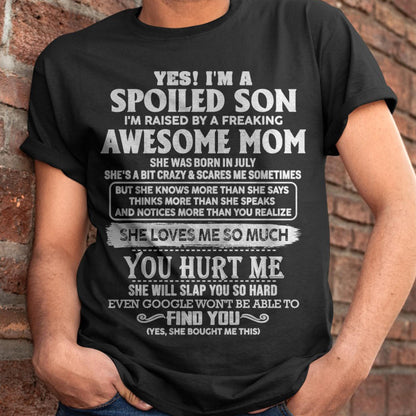 July - Awesome Mom - Perfect Gift For Your Son From Mom - KATE07 (SKU05-47-07)