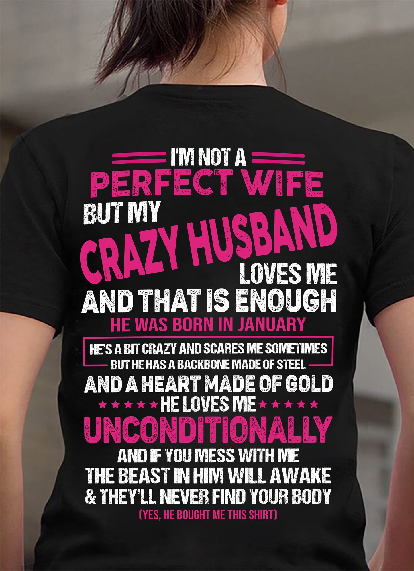 JANUARY - I'M NOT A PERFECT WIFE BUT MY HUSBAND LOVES ME - GIFT FROM HUSBAND - NIKI01 (SKU26T-01117-01)