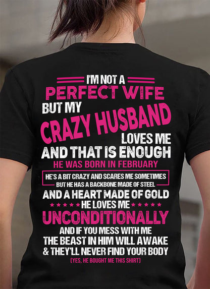 FEBRUARY - I'M NOT A PERFECT WIFE BUT MY HUSBAND LOVES ME - GIFT FROM HUSBAND - NIKI02 (SKU26T-01117-02)
