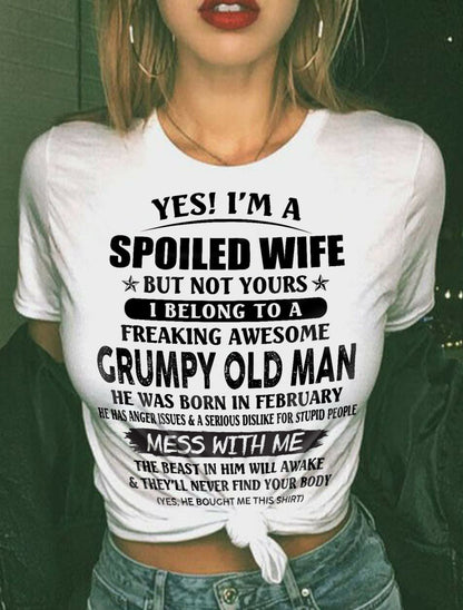 Grumpy Old Man February – Perfect gift for your wife – KATE02 (SKU08-63-02)