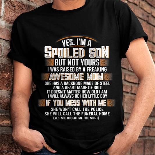 Raised By A Freaking Awesome Mom - FROM MOM TO SON - KATE0 (SKU26T-01-45-00)