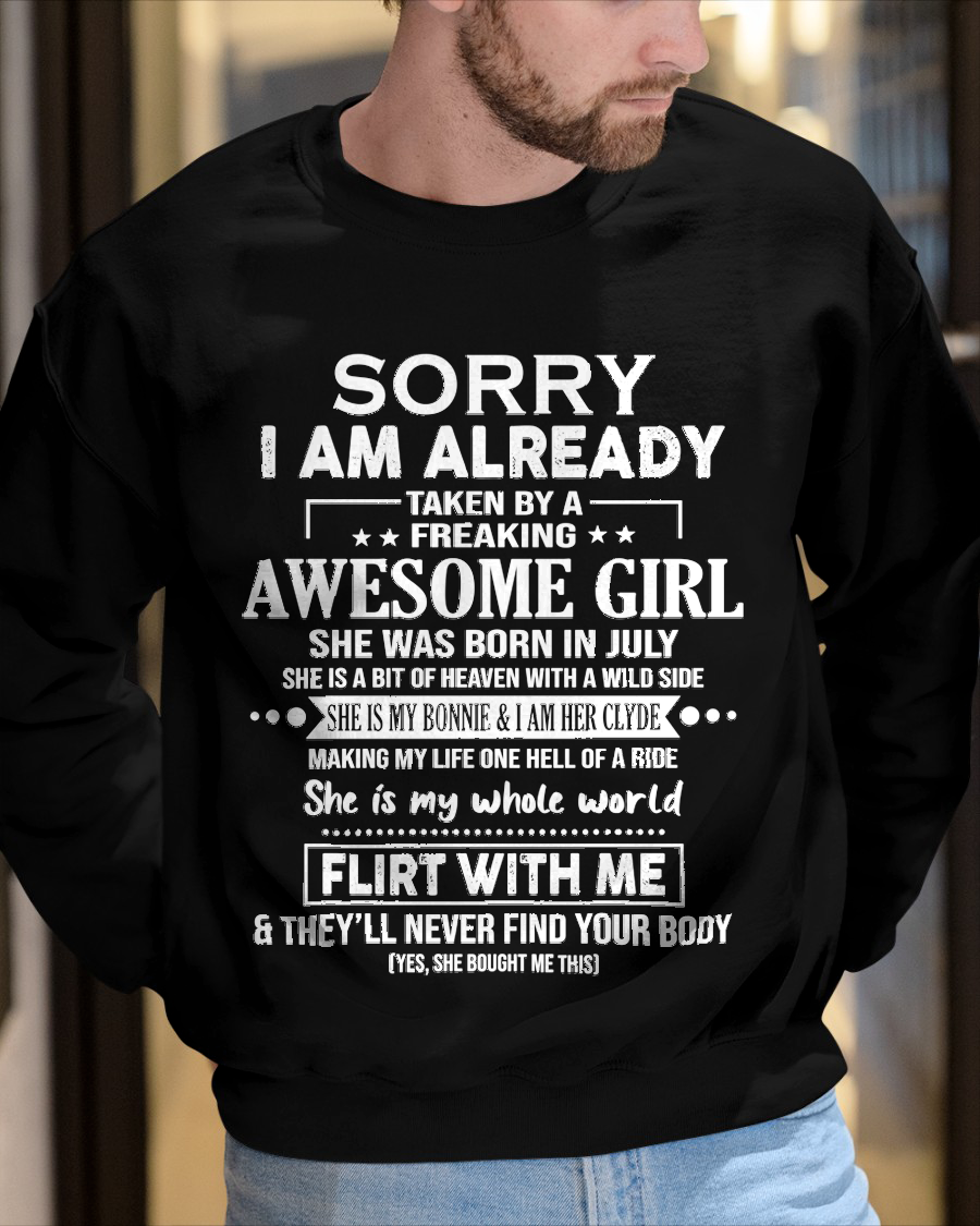 JULY – She Is My Bonnie And I Am Her Clyde – FROM WIFE TO HUSBAND – KATE07 (SKU26T-01-61-07)