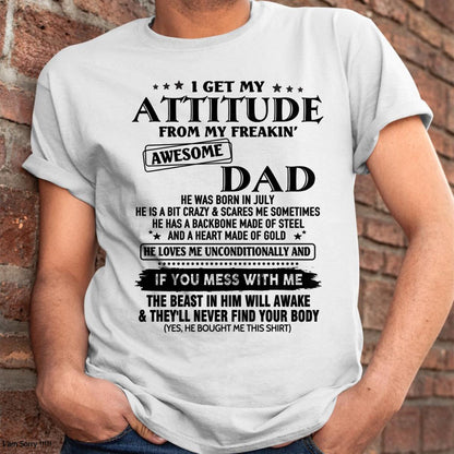 July - Gift For Son and Daughter From Dad - KATE07 - (SKU-TDADC-07)