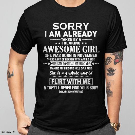 NOVEMBER – She Is My Bonnie And I Am Her Clyde – FROM WIFE TO HUSBAND – KATE11 (SKU26T-01-61-11)