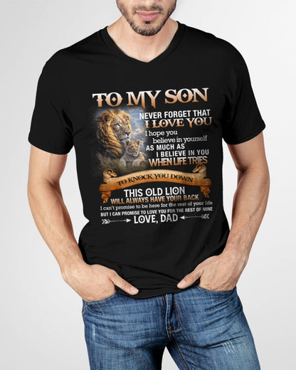 To My Son T-Shirt – Gift From Dad / Man - KATE00 (SKU12-76)