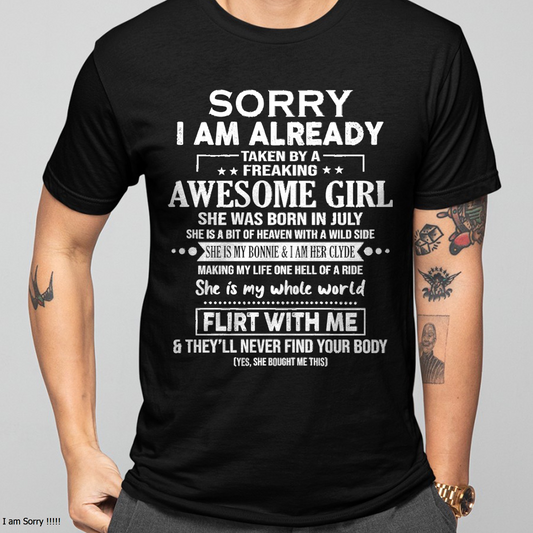 JULY – She Is My Bonnie And I Am Her Clyde – FROM WIFE TO HUSBAND – KATE07 (SKU26T-01-61-07)