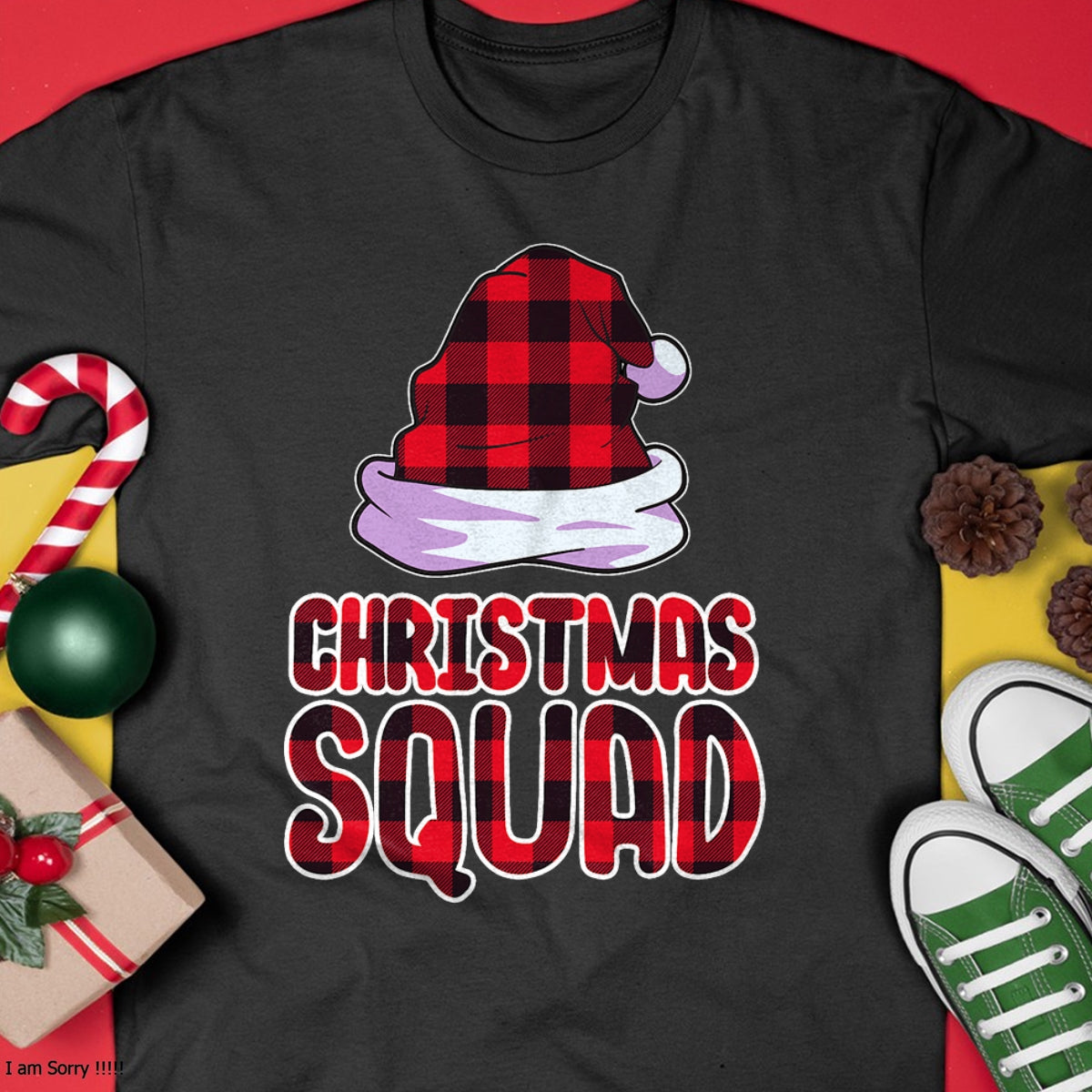 Christmas Squad Family Group Matching Christmas Party Pajama T-Shirt - Christmas Unisex T-Shirt/Hoodie/Sweatshirt - HNDS00