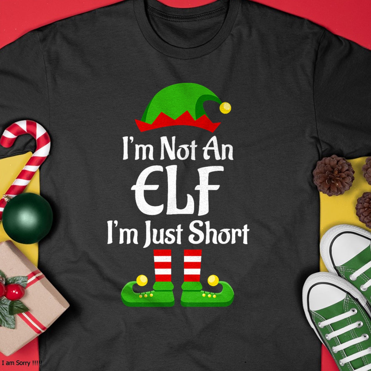Im Not An Elf Family Christmas Pjs Matching Men Women Kids T-Shirt - Christmas Unisex T-Shirt/Hoodie/Sweatshirt - HNDS00