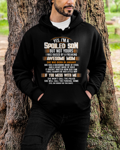 JANUARY - Raised By A Freaking Awesome Mom - FROM MOM TO SON - KATE01 (SKU26T-01-45-01)