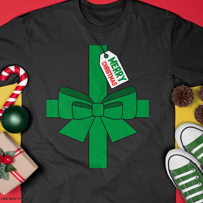 Funny DIY Christmas Present Costume T-Shirt - Christmas Unisex T-Shirt/Hoodie/Sweatshirt - HNDS00