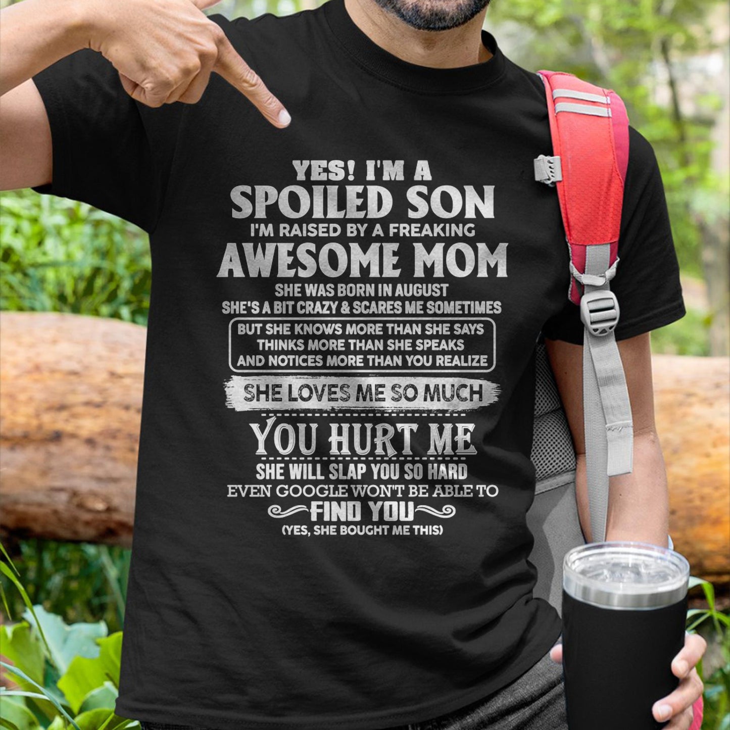 August - Awesome Mom - Perfect Gift For Son From Mom - KATE08 (SKU05-47-08)