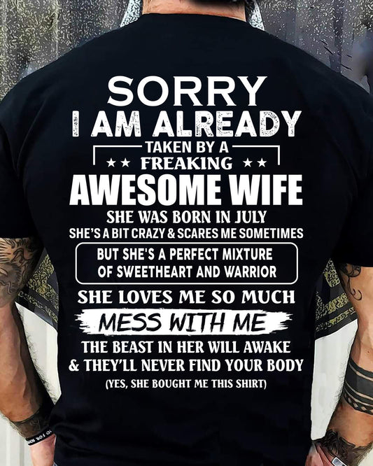 Wife July - Perfect gift for your husband - KATE07 (SKU68-86-07)