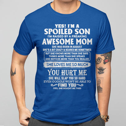 August - Awesome Mom - Perfect Gift For Son From Mom - KATE08 (SKU05-47-08)
