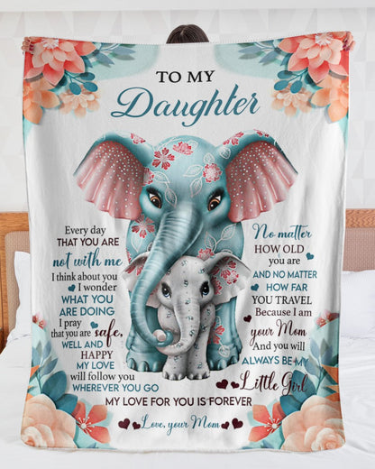 Special Gift For Your Daughter Blanket - From Mom (SKUB11-116)