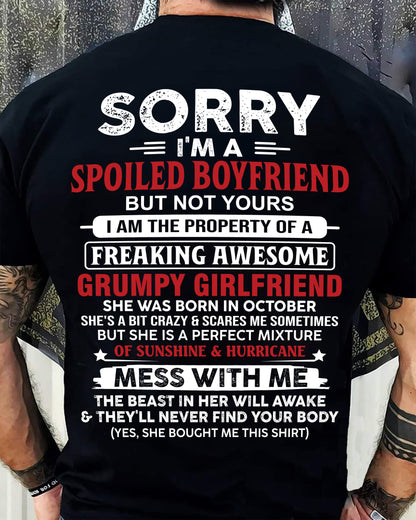 October - Spoiled Boyfriend - Perfect Gift From Girlfriend - KATE10 (SKU11-18-10)