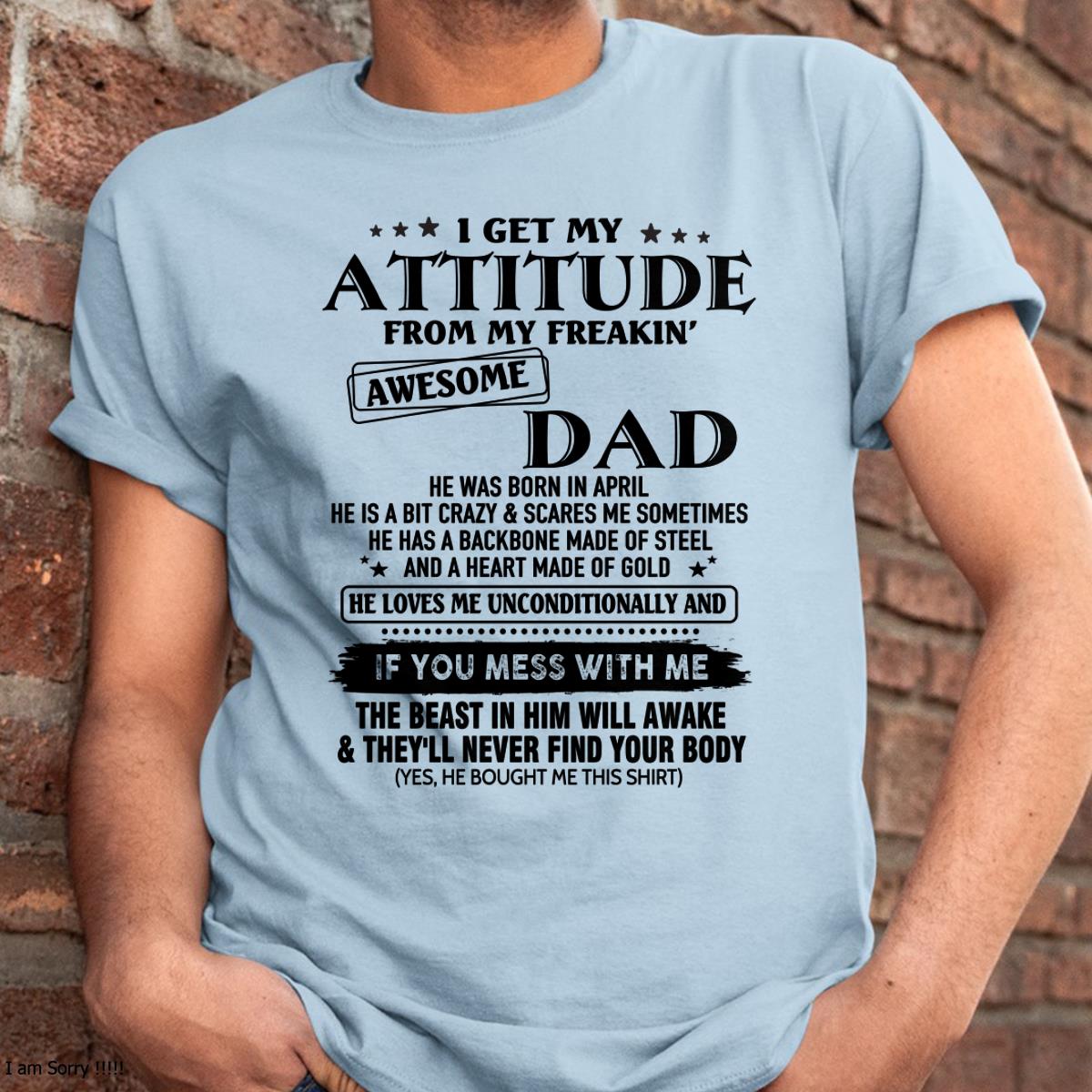 April - Gift For Son and Daughter From Dad - KATE04 - (SKU-TDADC-04)