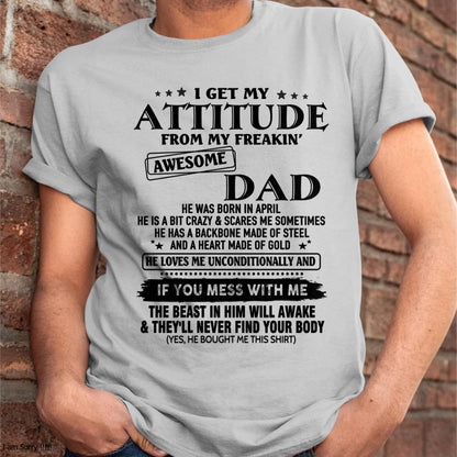 April - Gift For Son and Daughter From Dad - KATE04 - (SKU-TDADC-04)