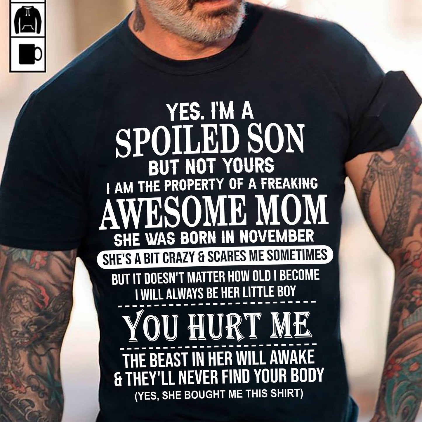 November - Awesome Mom Born In November - Special gift for Son From Mom - KATE11 (SKU10-45-11)