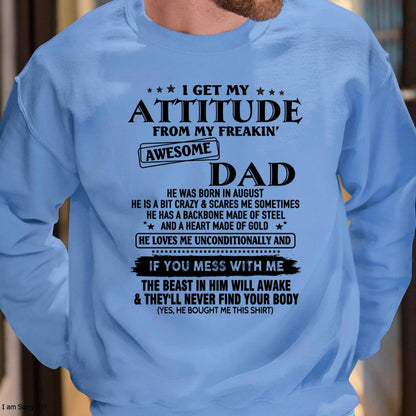 August - Gift For Son and Daughter From Dad - KATE08 - (SKU-TDADC-08)