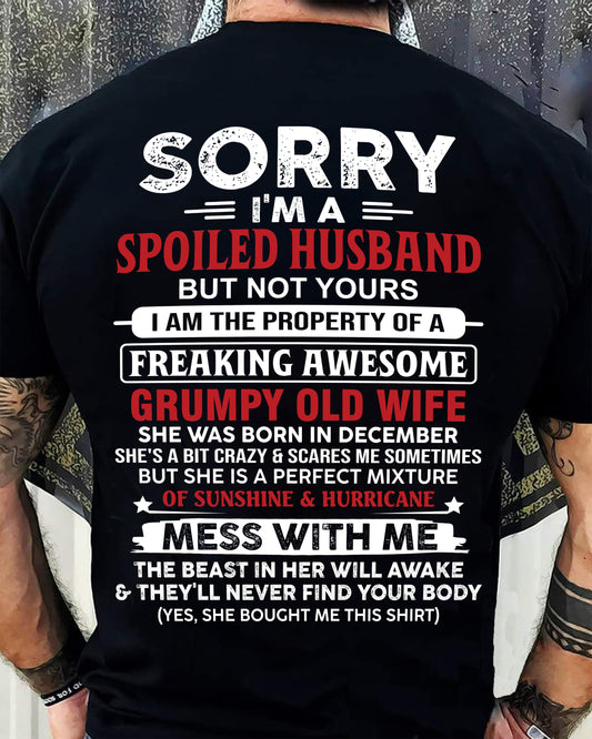 December - Spoiled Husband - Perfect Gift From Wife - KATE12 (SKU11-02-12)