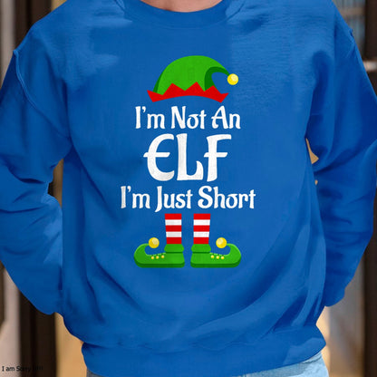 Im Not An Elf Family Christmas Pjs Matching Men Women Kids T-Shirt - Christmas Unisex T-Shirt/Hoodie/Sweatshirt - HNDS00