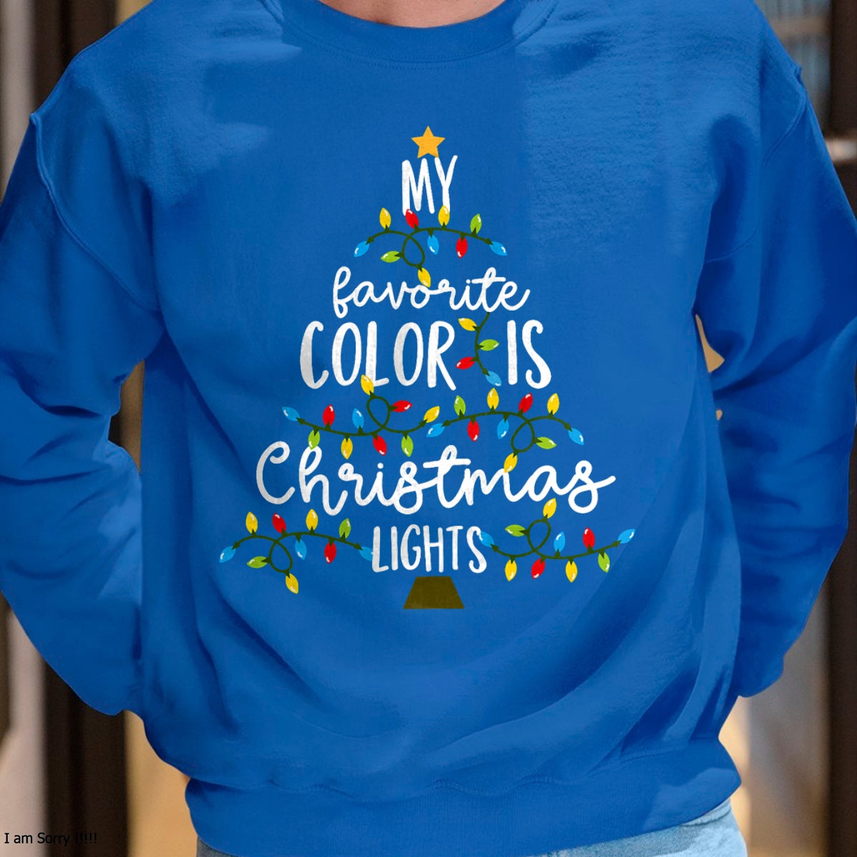 My Favorite Color Is Christmas Lights Kids Boy Women T-Shirt - Christmas Unisex T-Shirt/Hoodie/Sweatshirt - HNDS00