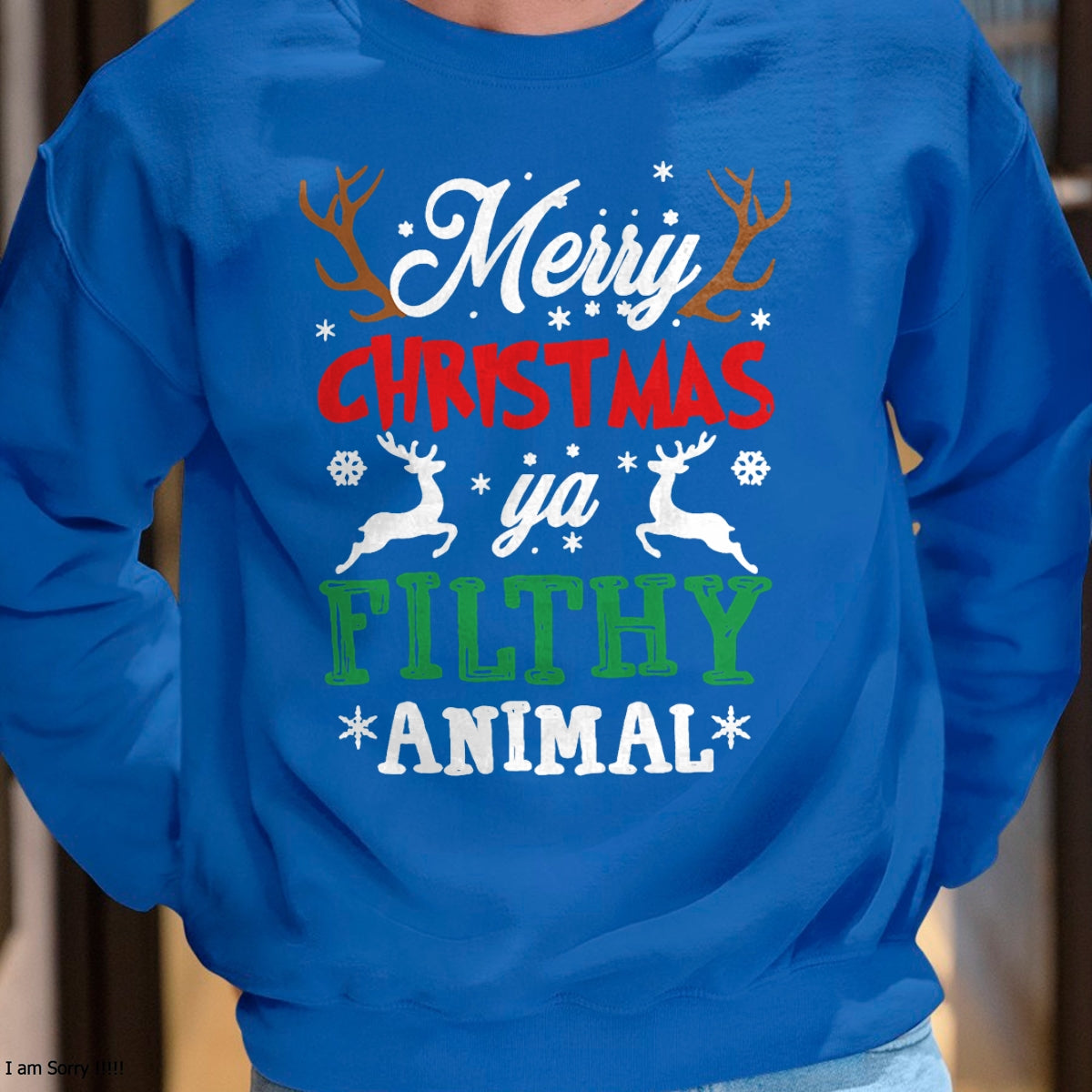 Merry Christmas Animal Filthy Ya Xmas Pajama T-Shirt - Christmas Unisex T-Shirt/Hoodie/Sweatshirt - HNDS00