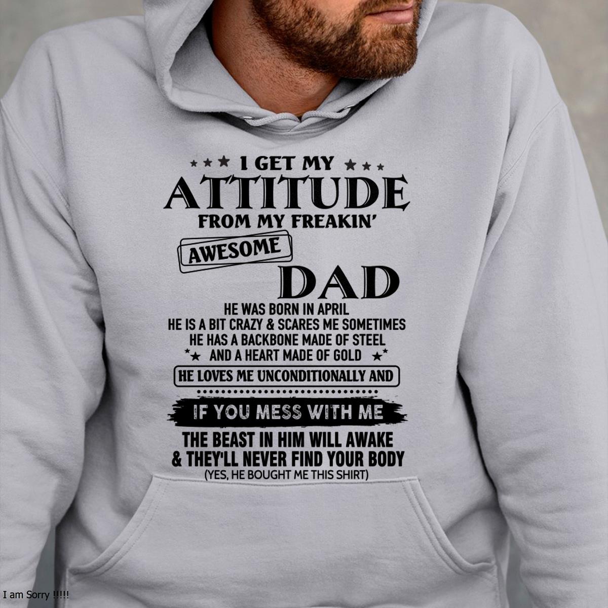 April - Gift For Son and Daughter From Dad - KATE04 - (SKU-TDADC-04)