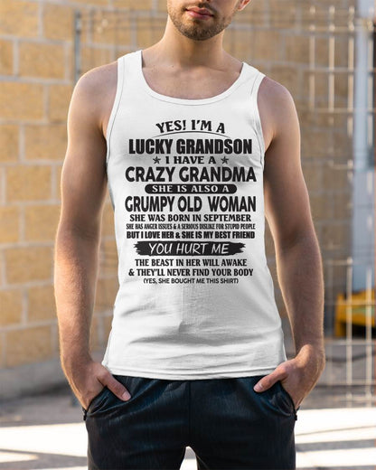 SEPTEMBER - LUCKY GRANDSON OF CRAZY GRANDMA -  FROM GRANDMA - KATE09 (SKU10-173-09)