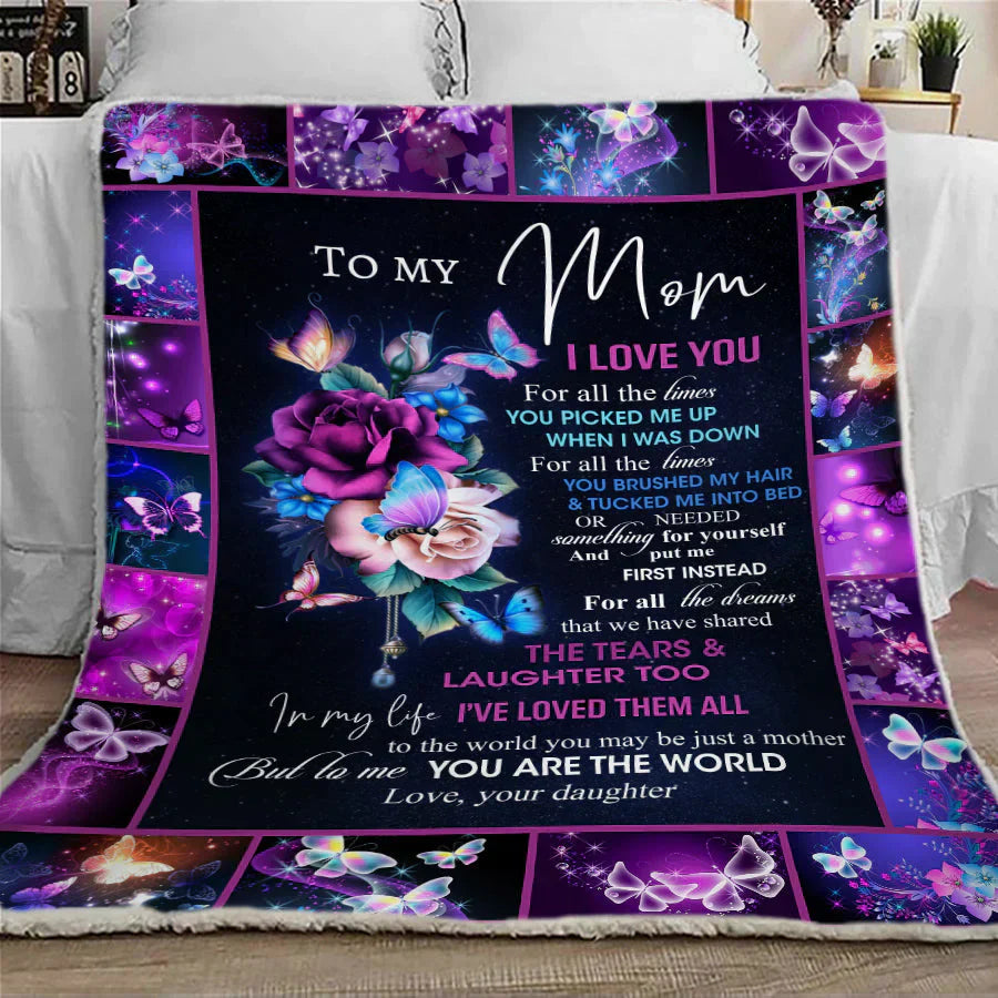 Lovelypod - To My Mom Blanket, To My Mom Blanket - From Daughter