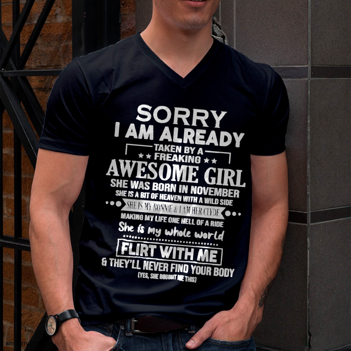 NOVEMBER – She Is My Bonnie And I Am Her Clyde – FROM WIFE TO HUSBAND – KATE11 (SKU26T-01-61-11)