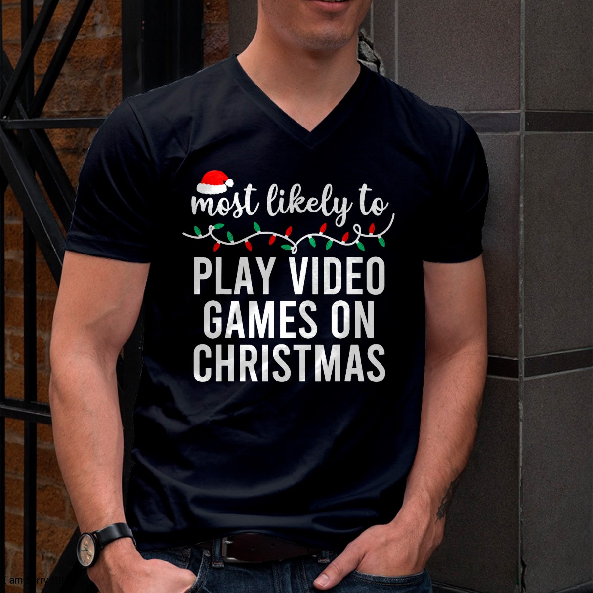 Most Likely To Christmas Matching Family Pajamas Funny T-Shirt - Christmas Unisex T-Shirt/Hoodie/Sweatshirt - HNDS00