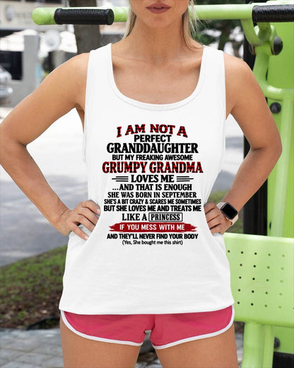 SEPTEMBER - I AM NOT A PERFECT GRANDDAUGHTER  - GIFT FROM GRANDMA -NIKI09 - (SKU2610-50-09)