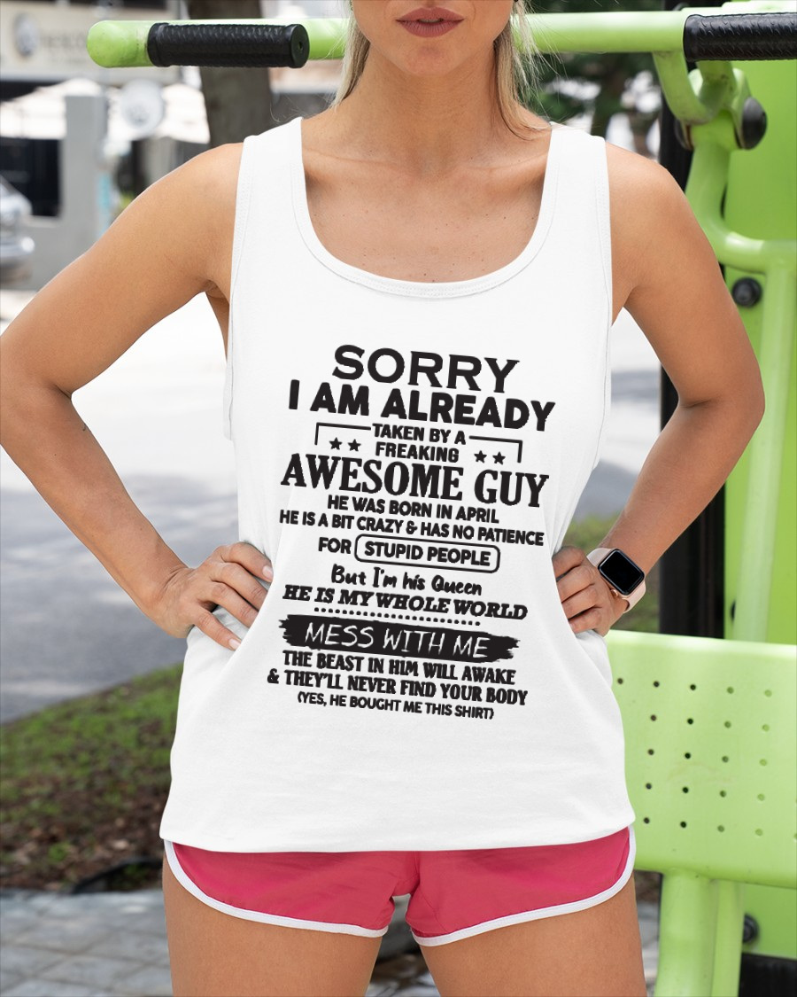 APRIL – Sorry I Am Already Taken By A Freaking Awesome Guy – FROM HUSBAND TO WIFE – KATE04 (SKU26T-01108-04)
